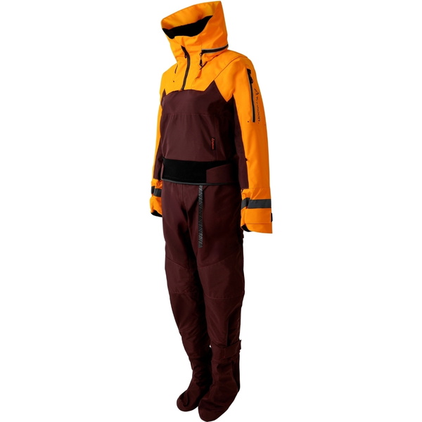 Typhoon Femmes 2026 Sea Kayak Hinge Entry Drysuit 100201 - Tangerine / Plum